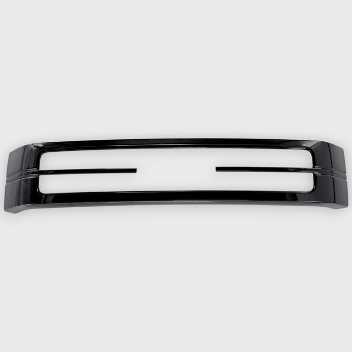 ABS6852BLK 21-23 Ford F-150 Lariat 1 PC Gloss Black Tape-on Grille Overlay