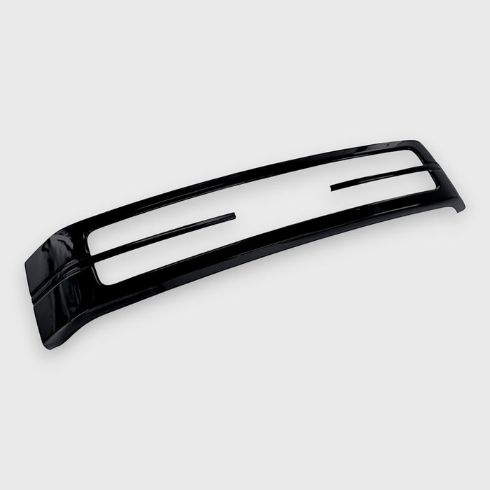 ABS6852BLK 21-23 Ford F-150 Lariat 1 PC Gloss Black Tape-on Grille Overlay