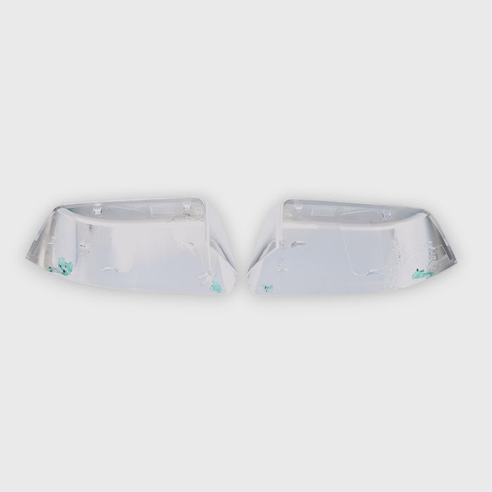 MC377 15-20 Chevrolet Tahoe/Suburban, 15-20 GMC Yukon/Yukon XL 2 PCS No Turn Signal Top Chrome Replacement Mirror Cover