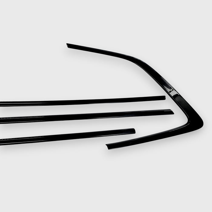 WT6012BLK 23-25 Honda CR-V 10 PCS Gloss Black Tape-on Window Trim Set