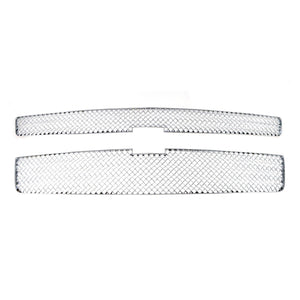 ABS416 15-20 Chevrolet Tahoe/Suburban Does not fit LTZ 2 PCS Mesh Chrome Tape-on Patented Grille Overlay
