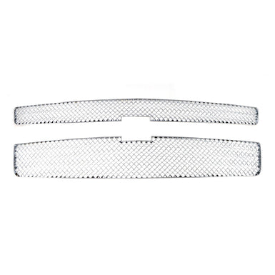ABS416 15-20 Chevrolet Tahoe/Suburban Does not fit LTZ 2 PCS Mesh Chrome Tape-on Patented Grille Overlay