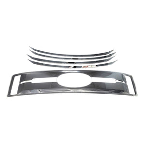 ABS431 17-19 Ford F-250 Super Duty/F-350 Super Duty XL/XLT ONLY 5 PCS Chrome Tape-on Patented Grille Overlay