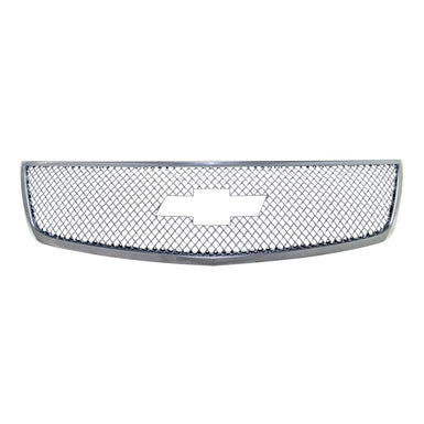 ABS463 13-17 Chevrolet Traverse LS/LT/LTZ 1 PC Mesh Chrome Tape-on Patented Grille Overlay