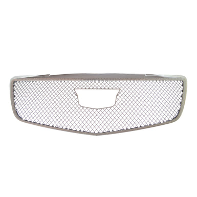 ABS464 15-19 Cadillac ATS 1 PC Mesh Chrome Tape-on Patented Grille Overlay