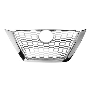 ABS497 19-22 Nissan Altima Does not fit grille with Camera 1 PC Chrome Snap-on W/Tape Patented Grille Overlay