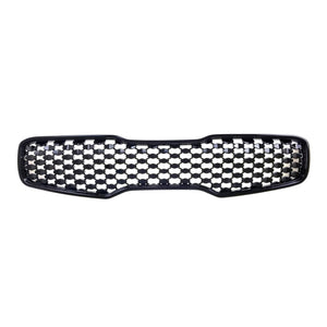 ABS6418BLK 16-19 Kia Sportage LX 1 PC OEM Look Gloss Black Tape-on Patented Grille Overlay