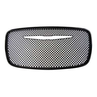 ABS6445BLK 15-23 Chrysler 300 C/C Platinum/Limited 1 PC Gloss Black Tape-on Patented Grille Overlay