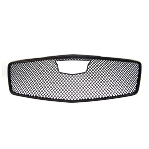 ABS6448BLK 15-19 Cadillac CTS Does not fit V Model 1 PC Mesh Gloss Black Tape-on Patented Grille Overlay
