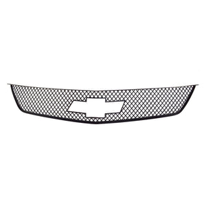ABS6460BLK 13-20 Chevrolet Impala LS/LT/LTZ 1 PC Mesh Gloss Black Tape-on Patented Grille Overlay