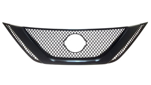 ABS6466BLK 16-19 Nissan Sentra 1 PC Gloss Black Tape-on Patented Grille Overlay