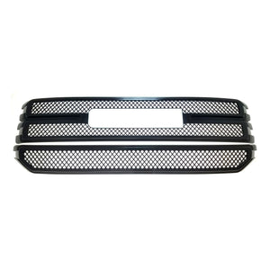 ABS6471BLK 16-18 GMC Sierra 1500 Base/SLE 2 PCS Gloss Black Tape-on Patented Grille Overlay