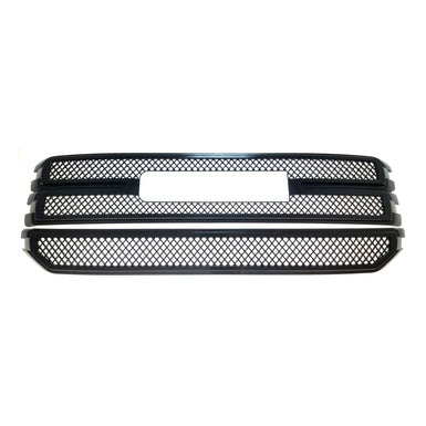 ABS6471BLK 16-18 GMC Sierra 1500 Base/SLE 2 PCS Gloss Black Tape-on Patented Grille Overlay