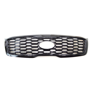 ABS6488BLK 19-20 Kia Sorento Fits LX/EX Only Does not fit grille with Camera 1 PC Gloss Black Tape-on Patented Grille Overlay