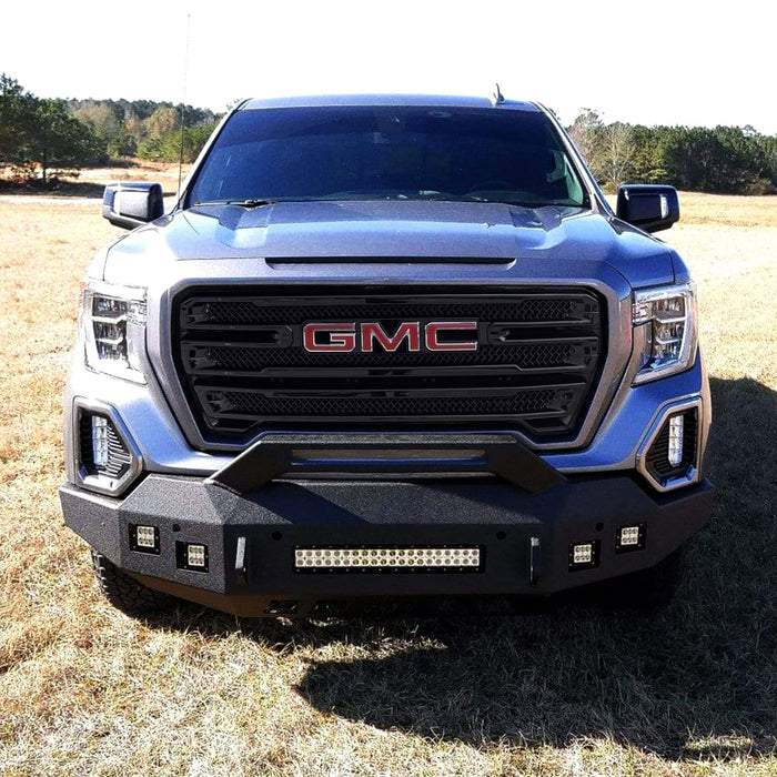 ABS6496BLK 19-21 GMC Sierra 1500 AT4/SLT 2 PCS Gloss Black Tape-on Patented Grille Overlay