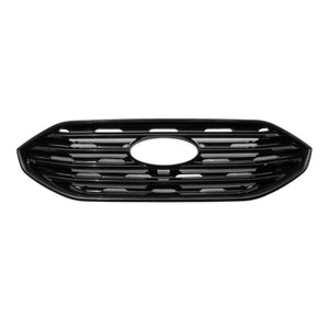 ABS6498BLK 19-22 Ford Edge SE/SEL Does not fit grille with Camera 1 PC Gloss Black Snap-on W/Tape Patented Grille Overlay