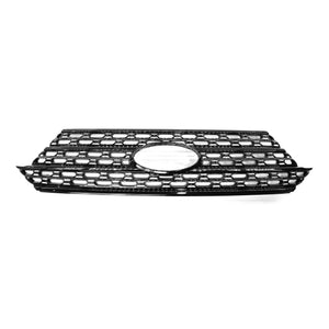 ABS6505BLK 20-24 Ford Explorer Base/XLT Does not fit grille with Camera 1 PC Gloss Black Snap-on W/Tape Patented Grille Overlay