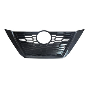 ABS6511BLK 20-23 Nissan Sentra Does not fit grille with Camera 1 PC Gloss Black Snap-on W/Tape Patented Grille Overlay