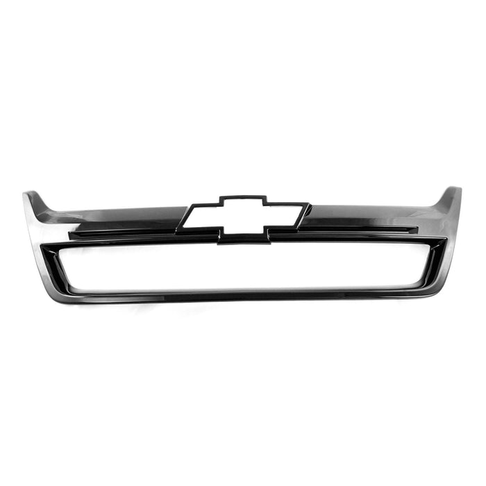 ABS6587BLK 15-20 Chevrolet Colorado 1 PC Gloss Black Tape-on Patented Grille Overlay