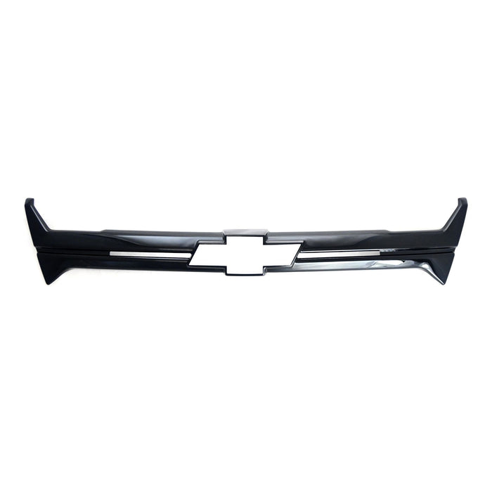 ABS6597BLK 21-22 Chevrolet Colorado 1 PC Gloss Black Tape-on Patented Grille Overlay