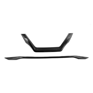 ABS6825BLK 19-23 Nissan Maxima 2 PCS Gloss Black Tape-on Patented Grille Overlay