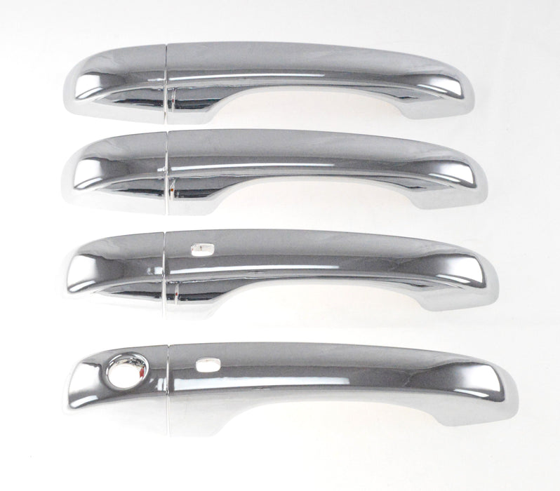 DH185 11-14 Chrysler 200, 11-23 Chrysler 300, 13-20 Dodge Journey No Smart Key 8 PCS Chrome Snap-on Patented Door Handle Cover