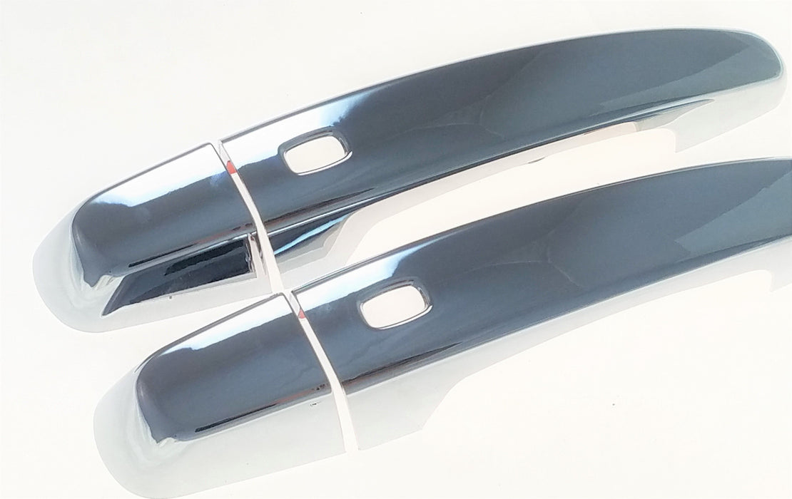 DH213 16-24 Chevrolet Camaro W/ Smart Key 4 PCS Chrome Snap-on W/Tape Patented Door Handle Cover