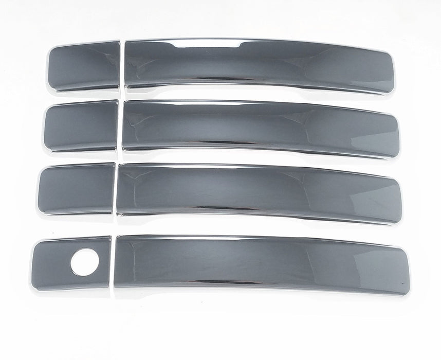 DH274 14-19 Kia Soul No Smart Key 8 PCS Chrome Patented Snap-on W/Tape Patented Door Handle Cover