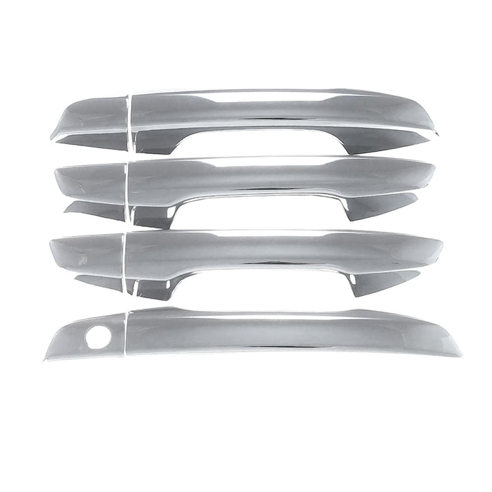 DH276 17-22 Honda CR-V No Smart Key 8 PCS Chrome Snap-on W/Tape Patented Door Handle Cover