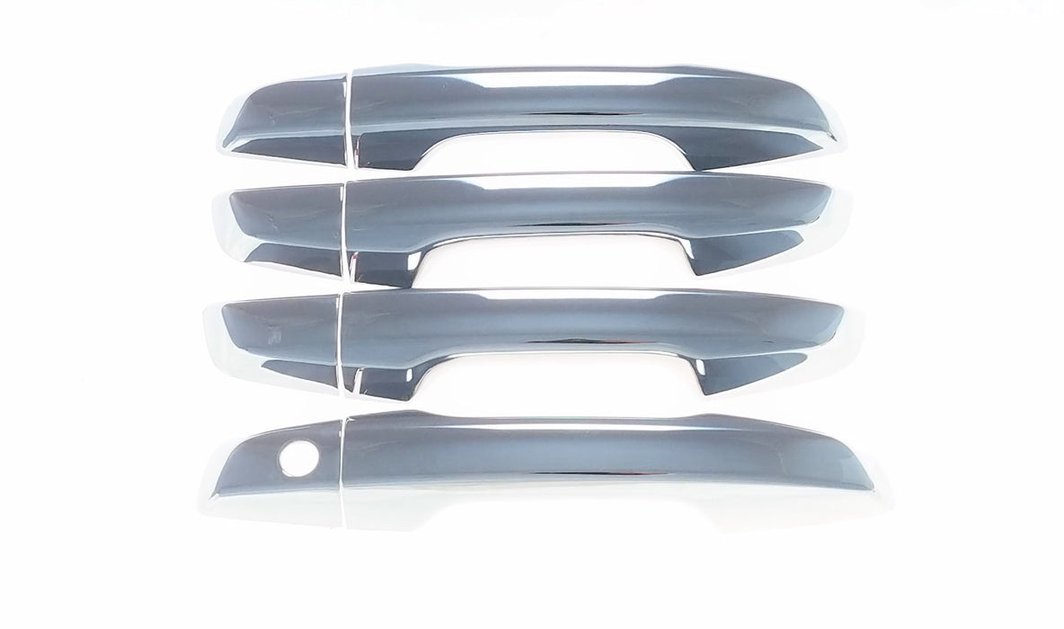 DH276 17-22 Honda CR-V No Smart Key 8 PCS Chrome Snap-on W/Tape Patented Door Handle Cover