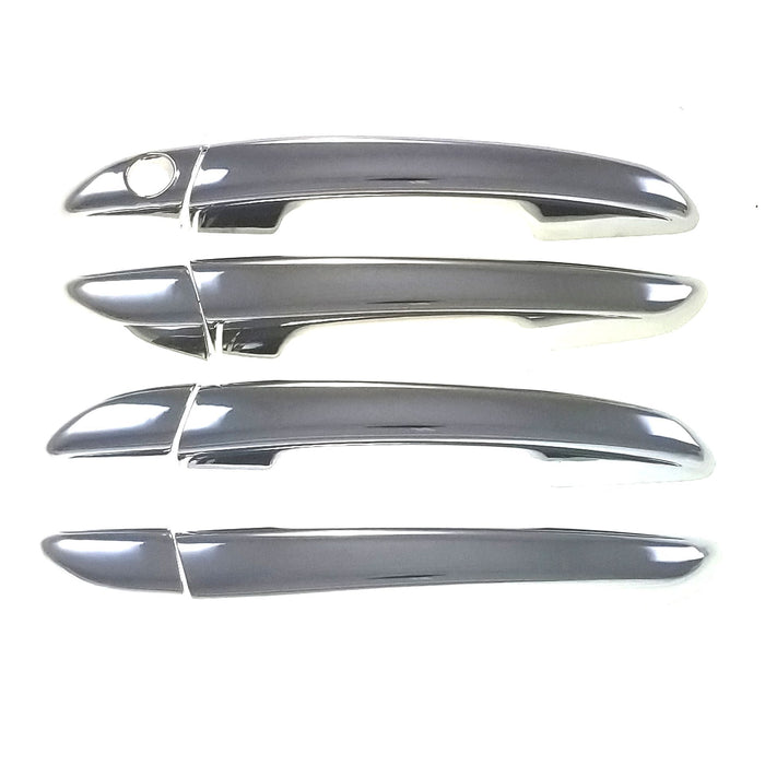 DH283 15-19 Hyundai Sonata No Smart Key 8 PCS Chrome Snap-on W/Tape Patented Door Handle Cover