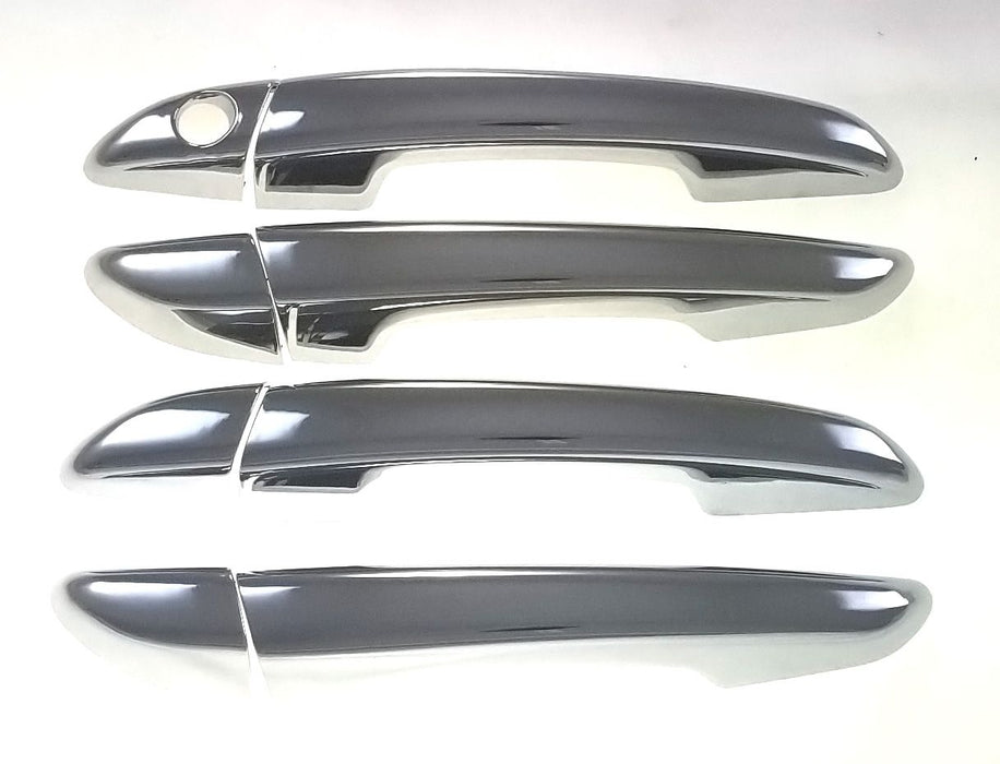 DH283 15-19 Hyundai Sonata No Smart Key 8 PCS Chrome Snap-on W/Tape Patented Door Handle Cover