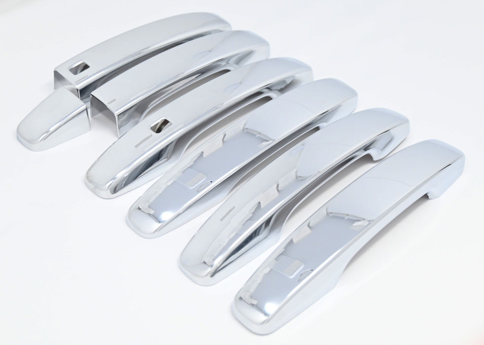 DH290 20-24 Kia Soul, 20-23 Kia Soul EV W/ or W/O Smart Key 7 PCS Chrome Snap-on W/Tape Patented Door Handle Cover