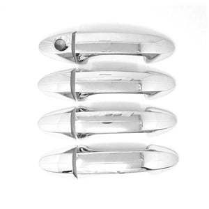 DH327 18-22 Ford EcoSport Works over Keyless Sensors 8 PCS Chrome Snap-on W/Tape Patented Door Handle Cover