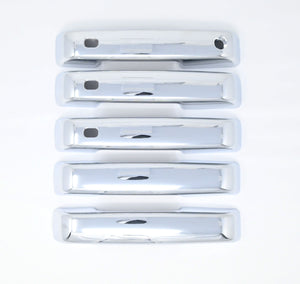DH329 21-24 Ford Bronco W/ Smart Key 5 PCS Chrome Snap-on W/Tape Patented Door Handle Cover