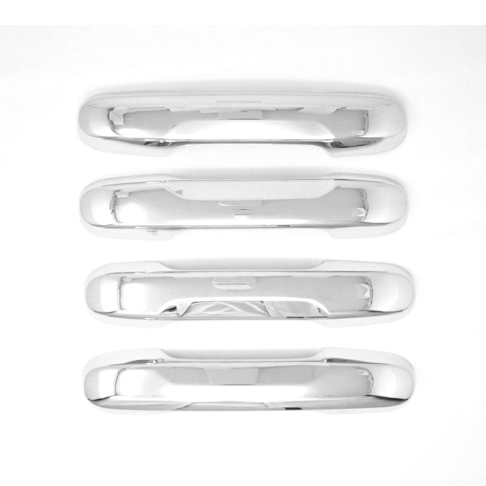 DH340 23-24 Honda Pilot Works over Keyless Sensors 4 PCS Chrome Snap-on Patented Door Handle Cover