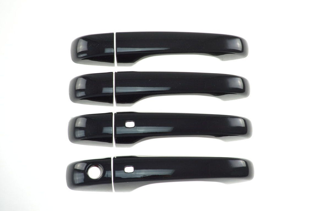 DH6185BLK 11-14 Chrysler 200, 11-23 Chrysler 300, 13-20 Dodge Journey W/ Smart Key 8 PCS Gloss Black Snap-on W/Tape Patented Door Handle Cover