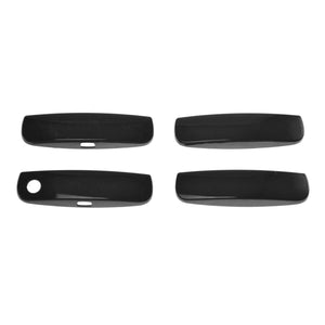 DH6186BLK 11-23 Dodge Charger, 12-23 Dodge Challenger W/ Smart Key 4 PCS Gloss Black Tape-on Patented Door Handle Cover