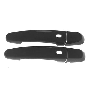 DH6213BLK 16-24 Chevrolet Camaro W/ Smart Key 4 PCS Gloss Black Snap-on W/Tape Patented Door Handle Cover