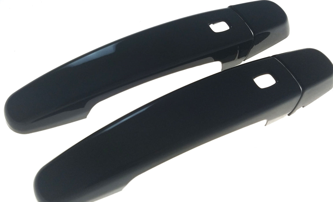 DH6213BLK 16-24 Chevrolet Camaro W/ Smart Key 4 PCS Gloss Black Snap-on W/Tape Patented Door Handle Cover