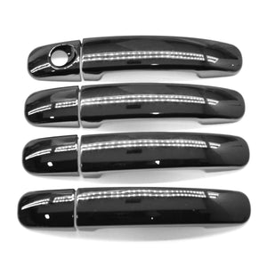 DH6291BLK 19-23 Ford Ranger No Smart Key 8 PCS Gloss Black Snap-on W/Tape Patented Door Handle Cover