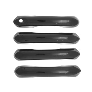 DH6309BLK 20-24 Ford Explorer Works over Keyless Sensors 4 PCS Gloss Black Snap-on W/Tape Patented Door Handle Cover