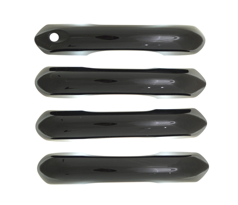 DH6309BLK 20-24 Ford Explorer Works over Keyless Sensors 4 PCS Gloss Black Snap-on W/Tape Patented Door Handle Cover