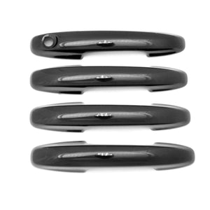 DH6314BLK 20-24 Ford Escape Works over Keyless Sensors 4 PCS Gloss Black Snap-on W/Tape Patented Door Handle Cover