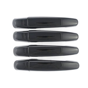 DH6324BLK 13-20 Chevrolet Impala No Smart Key 8 PCS Gloss Black Snap-on W/Tape Patented Door Handle Cover