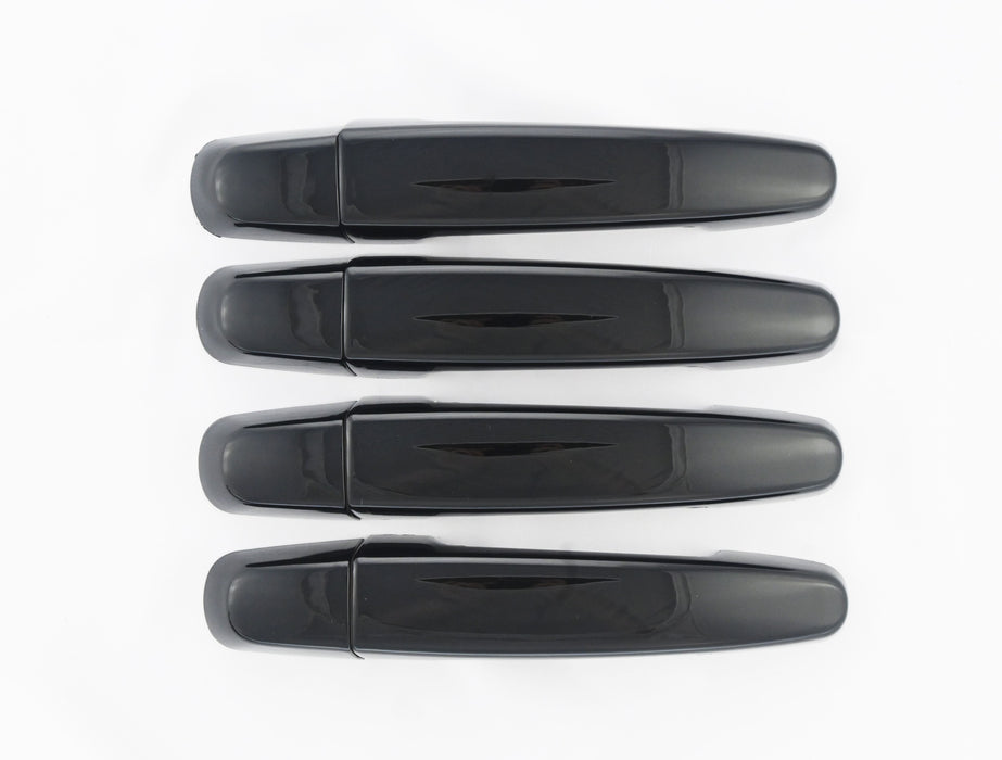 DH6324BLK 13-20 Chevrolet Impala No Smart Key 8 PCS Gloss Black Snap-on W/Tape Patented Door Handle Cover