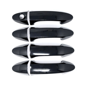 DH6327BLK 18-22 Ford EcoSport Works over Keyless Sensors 8 PCS Gloss Black Snap-on W/Tape Patented Door Handle Cover