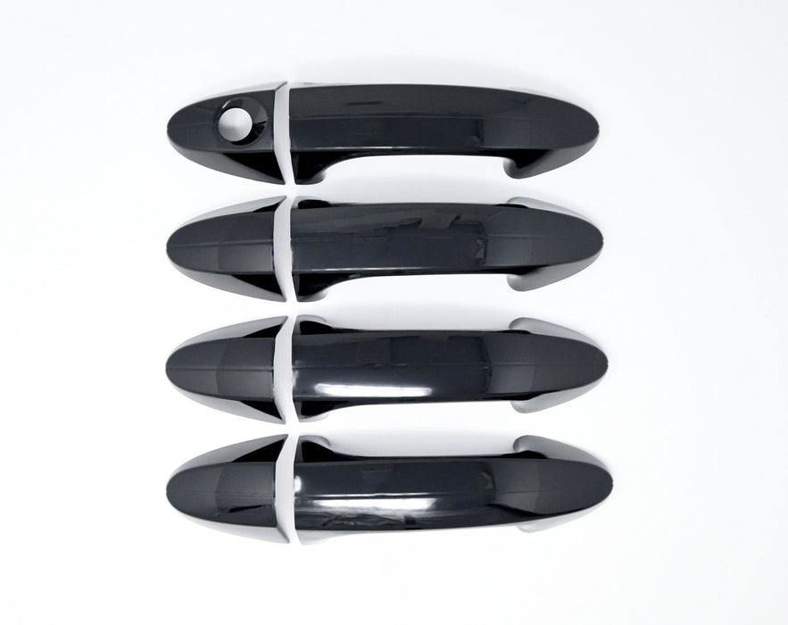 DH6327BLK 18-22 Ford EcoSport Works over Keyless Sensors 8 PCS Gloss Black Snap-on W/Tape Patented Door Handle Cover