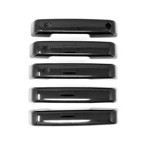 DH6329BLK 21-24 Ford Bronco W/ Smart Key 5 PCS Gloss Black Snap-on W/Tape Patented Door Handle Cover