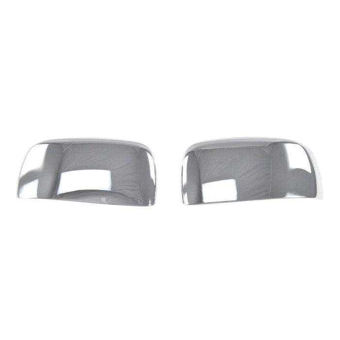 MC217 08-16 Chrysler Town & Country, 08-20 Dodge Grand Caravan, 09-14 Volkswagen Routan 2 PCS No Turn Signal Top Chrome Tape-on Mirror Cover